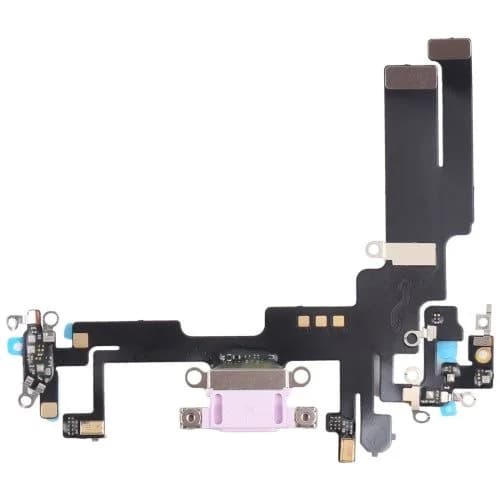iPhone 14 / 14 Plus / 14 Pro / 14 Pro Max Charging Port Flex, iPhone 14, purple