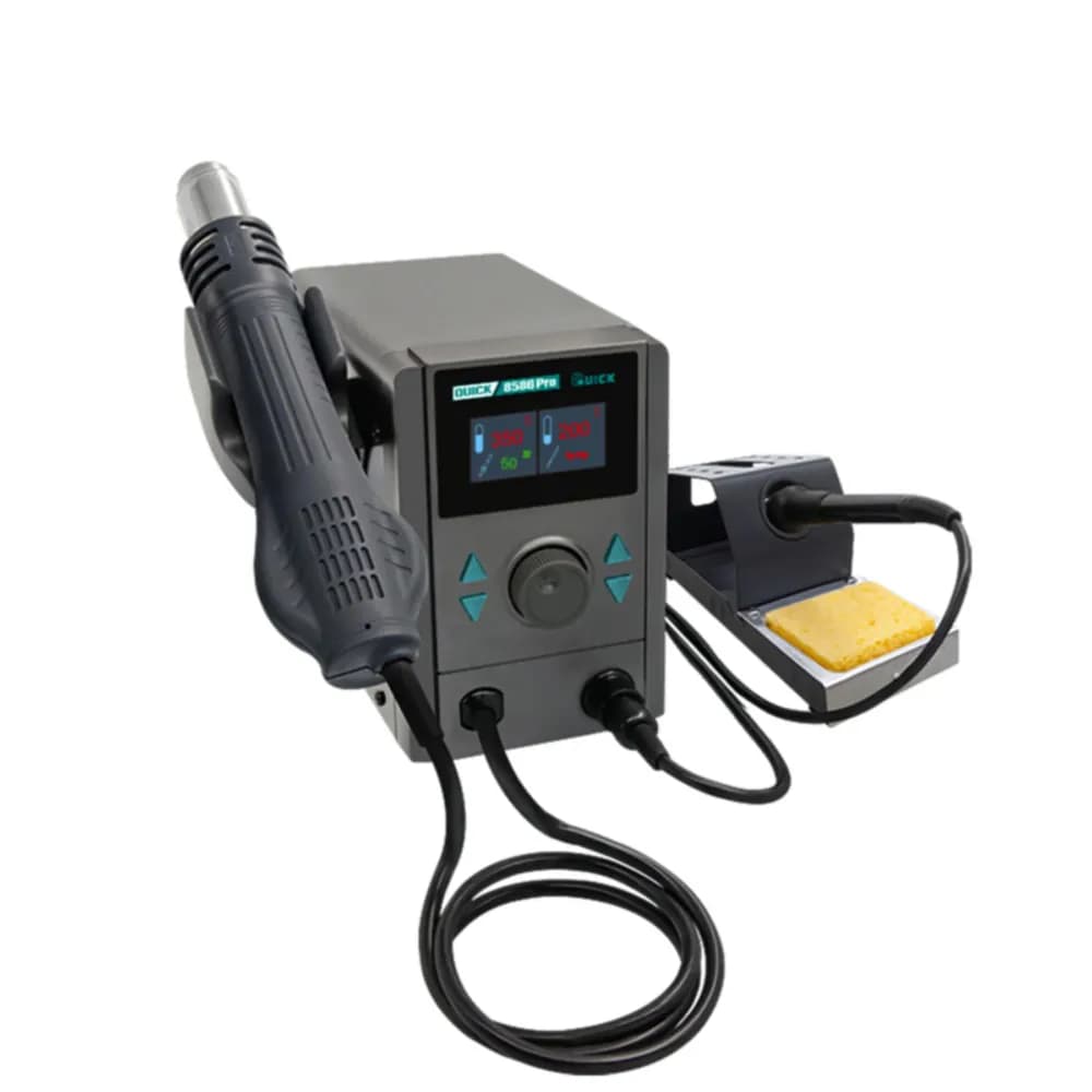 QUICK 8586 Pro 2-in-1 Rework Station for Phone Motherboard Repair