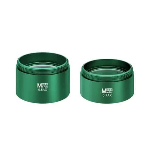 MaAnt 0.5X / 0.7X Widefield Barlow Auxiliary Lens for Stereo Microscopes