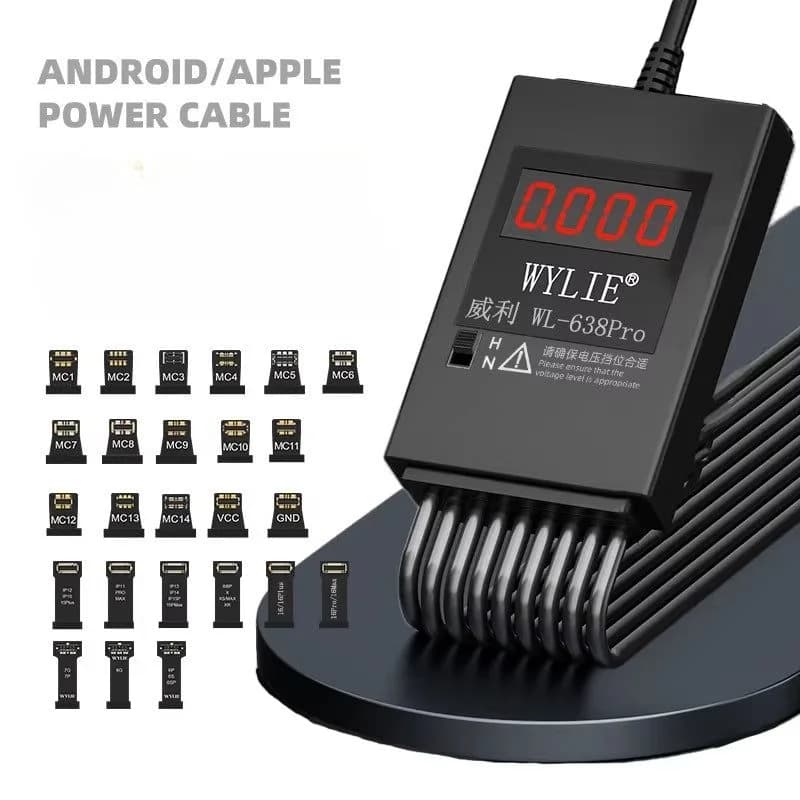 WYLIE WL-638 Pro DC Power Cable for iPhone and Android Phones