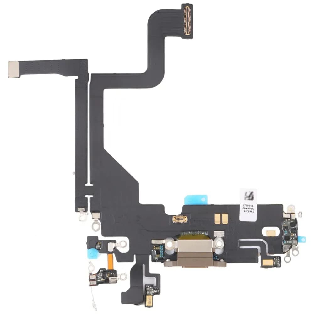 iPhone 13 mini / 13 / 13 Pro / 13 Pro Max Charging Port Flex, iPhone 13 Pro, gold