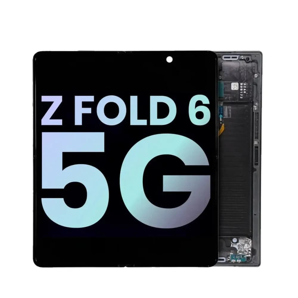 Samsung Galaxy Z Fold 6 5G Inner OLED Assembly with Frame (US & International), phantom black