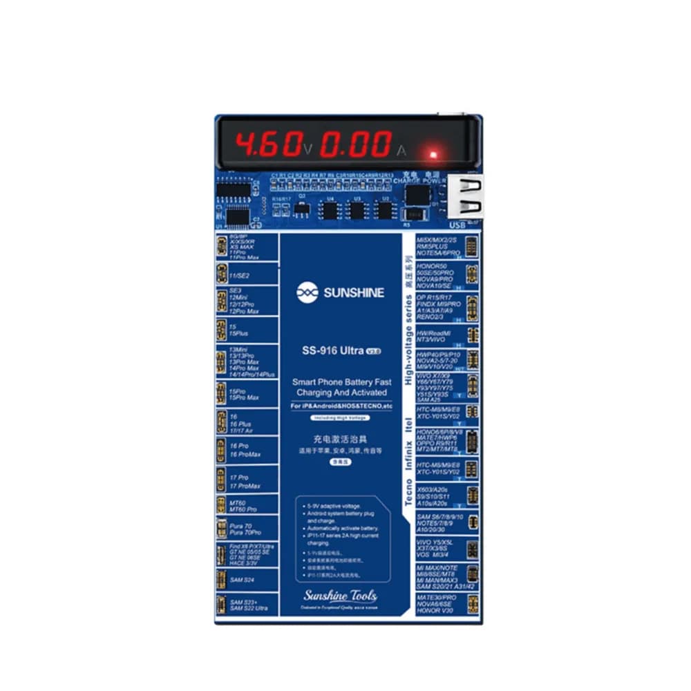 SUNSHINE SS-916 Ultra Ip Android Charging Activation Fixture V3.0 for Phone Motherboard Repair