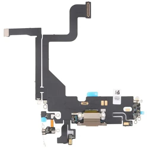iPhone 13 mini / 13 / 13 Pro / 13 Pro Max Charging Port Flex, iPhone 13 Pro, gold