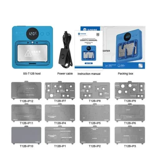 SUNSHINE SS-T12B Intelligent Maintenance Heating Platform Set Upgraded to Ip17 (15-in-1)